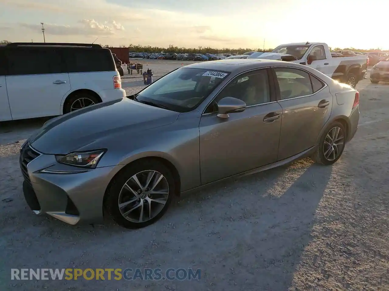 1 Photograph of a damaged car JTHBA1D26K5084997 LEXUS IS 2019