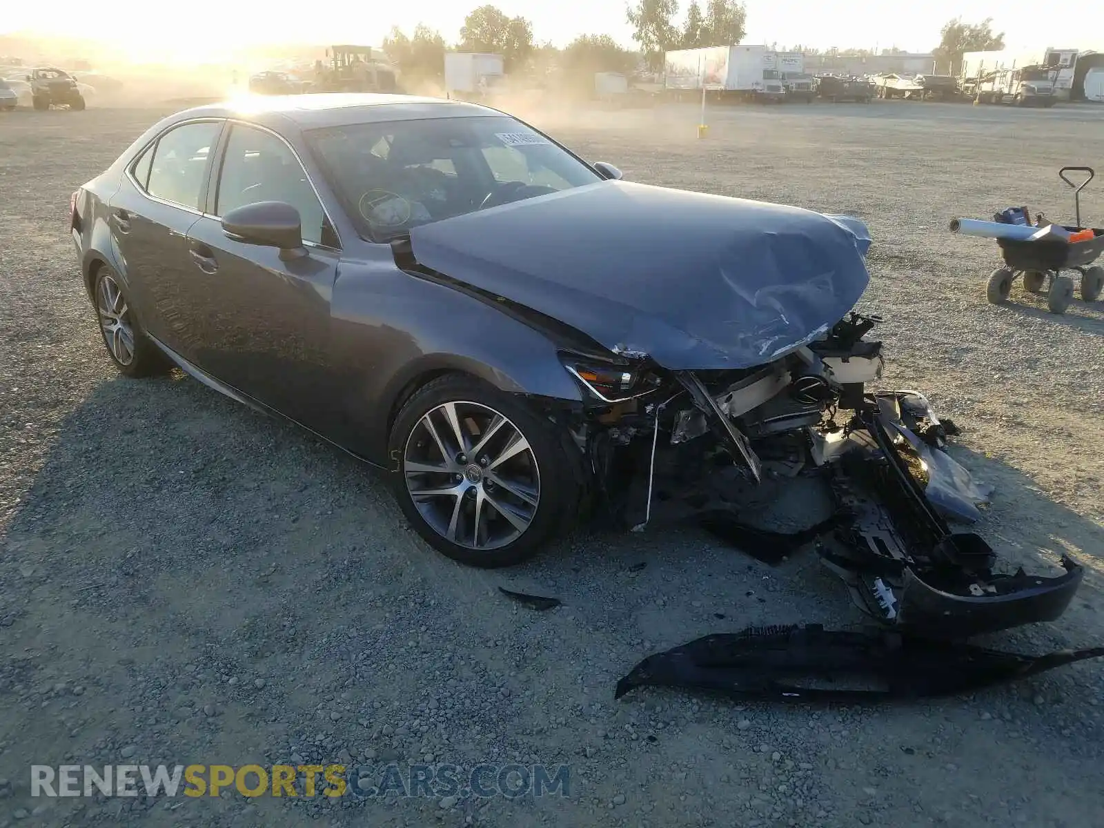 1 Photograph of a damaged car JTHBA1D26K5086040 LEXUS IS 2019