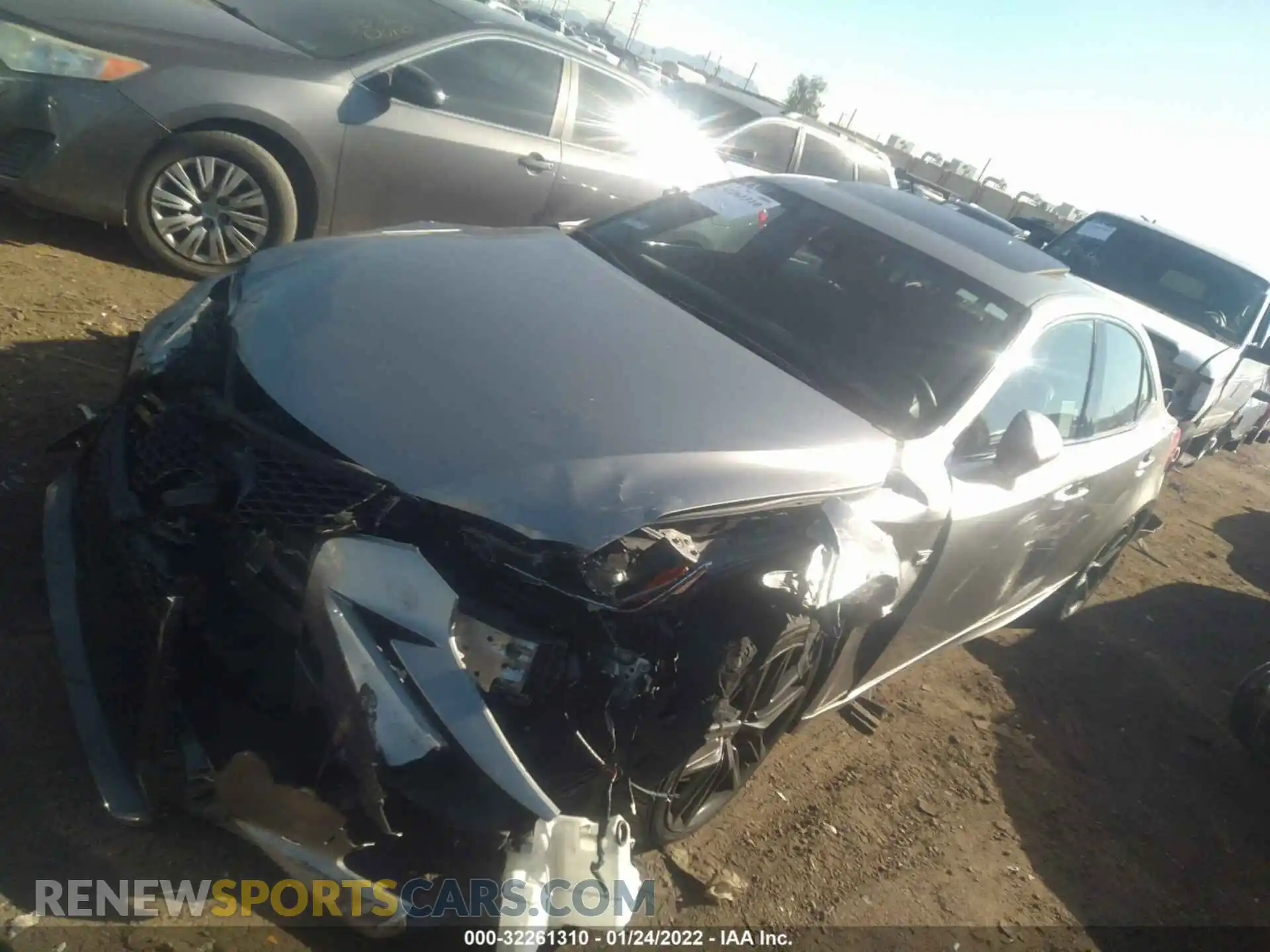 1 Photograph of a damaged car JTHBA1D26K5087298 LEXUS IS 2019