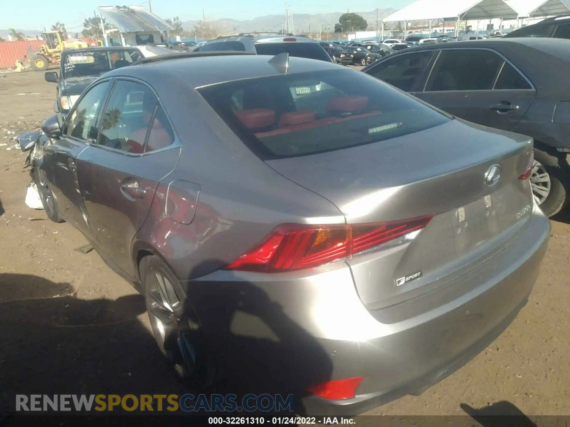 2 Photograph of a damaged car JTHBA1D26K5087298 LEXUS IS 2019