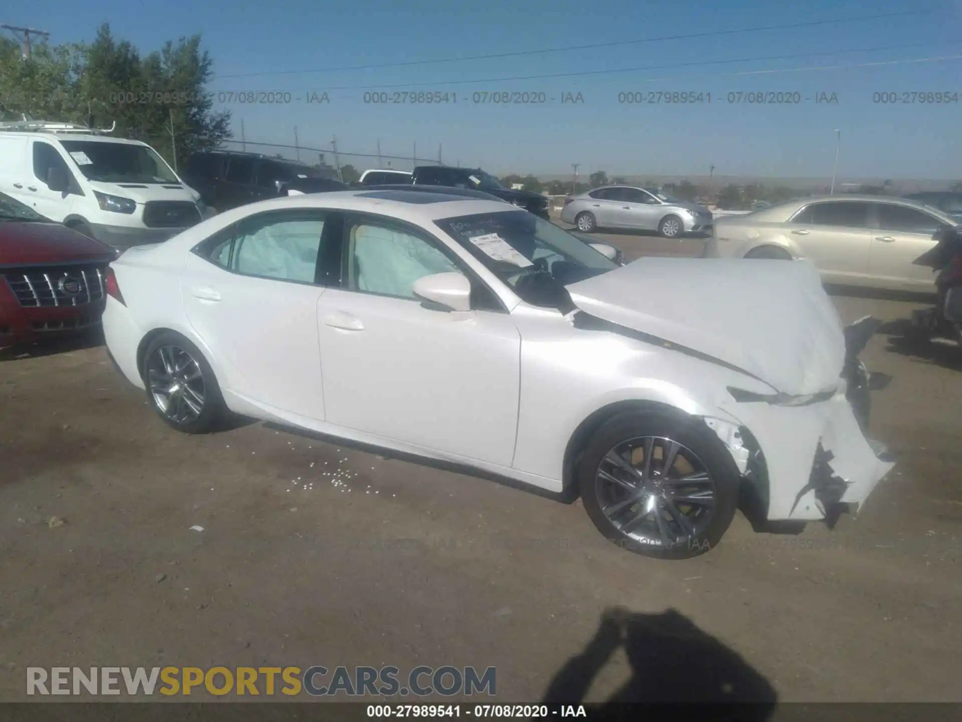 1 Photograph of a damaged car JTHBA1D26K5090217 LEXUS IS 2019