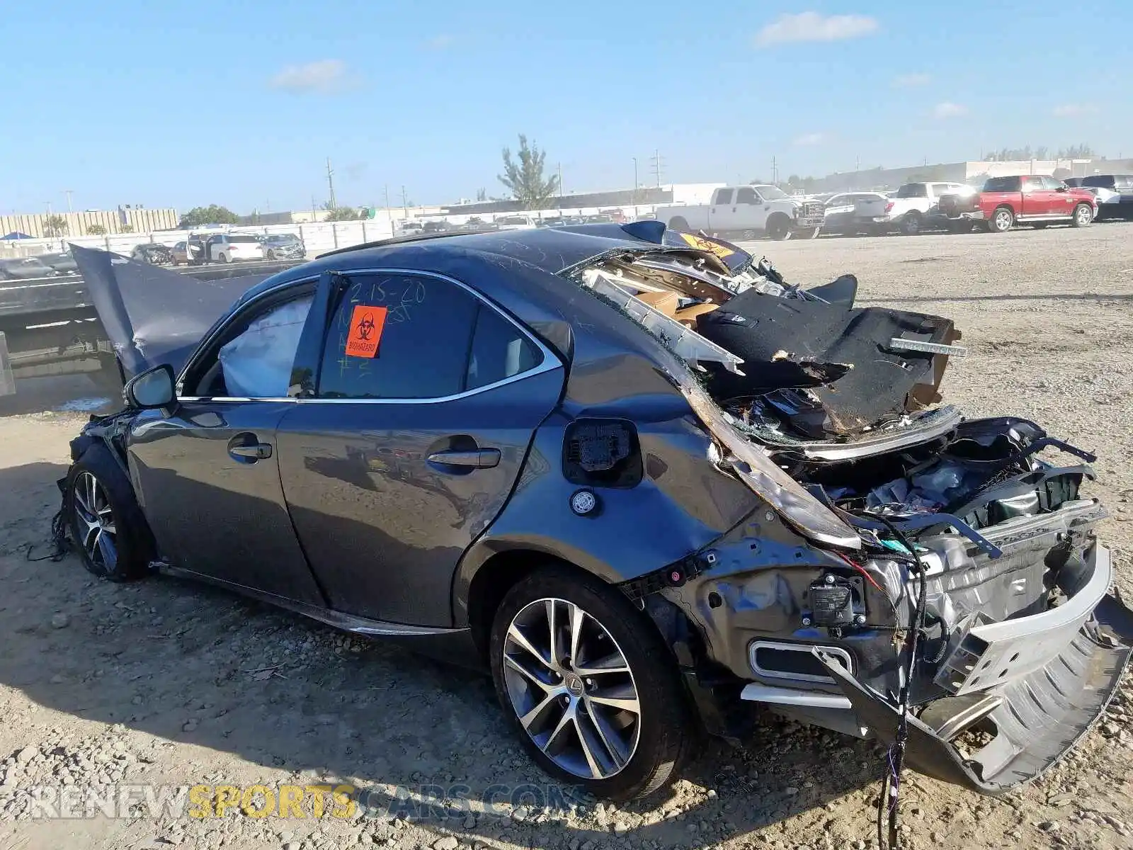 3 Photograph of a damaged car JTHBA1D26K5091707 LEXUS IS 2019