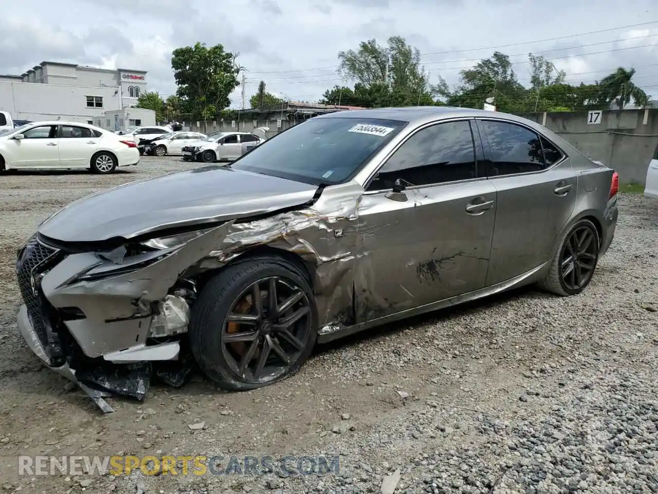 1 Photograph of a damaged car JTHBA1D26K5092565 LEXUS IS 2019