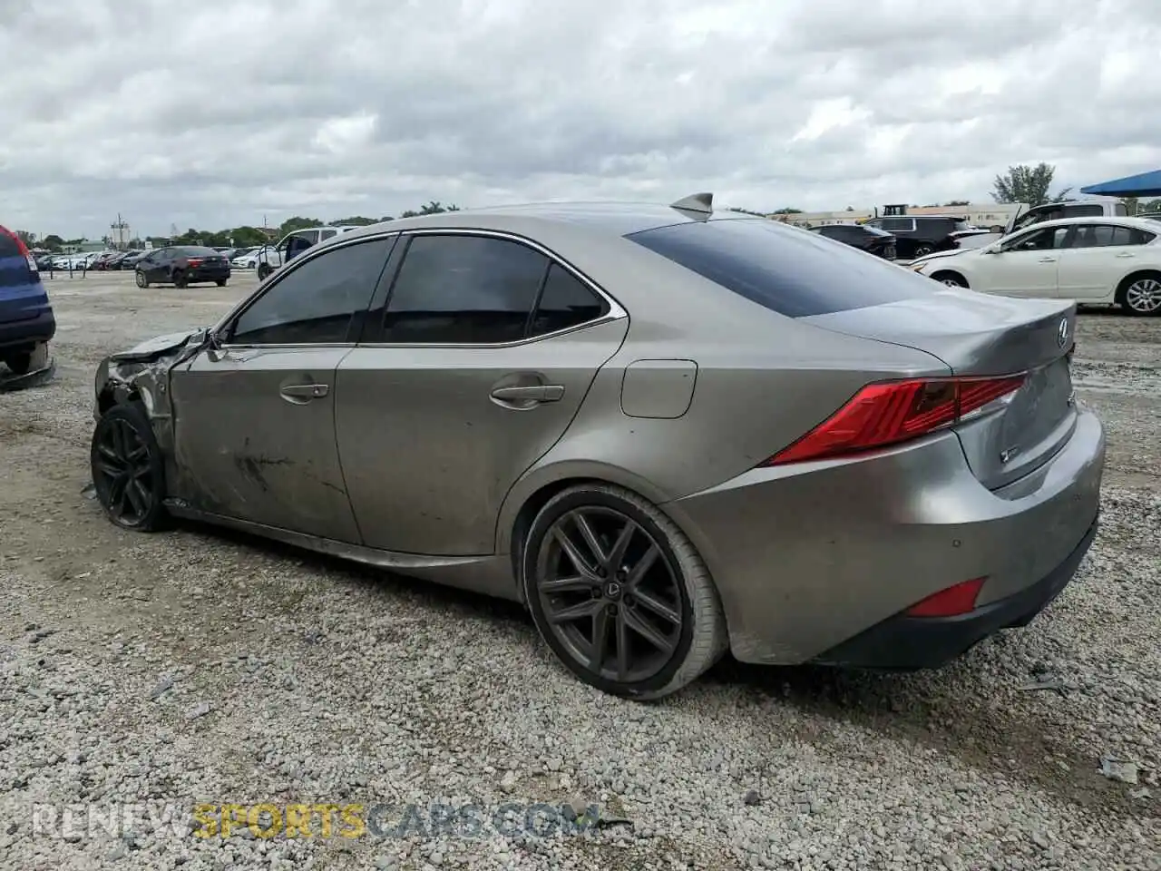 2 Photograph of a damaged car JTHBA1D26K5092565 LEXUS IS 2019