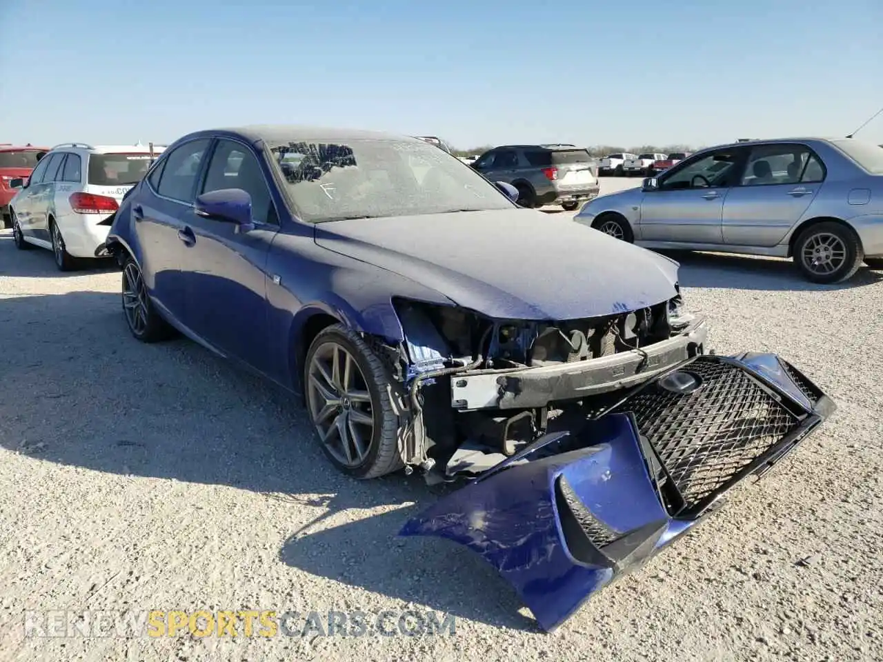 1 Photograph of a damaged car JTHBA1D26K5094011 LEXUS IS 2019