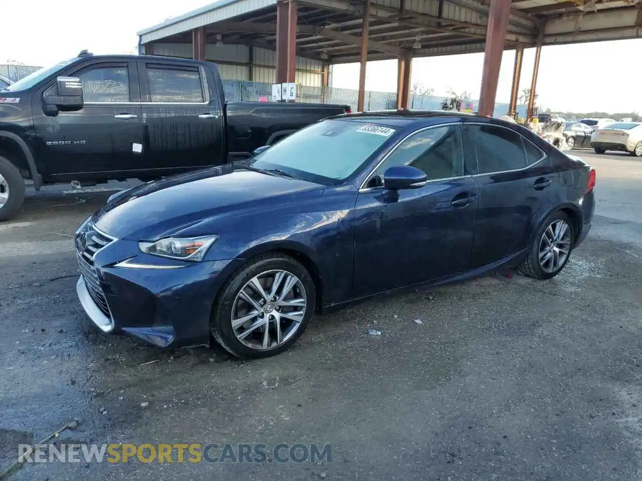 1 Photograph of a damaged car JTHBA1D26K5094235 LEXUS IS 2019