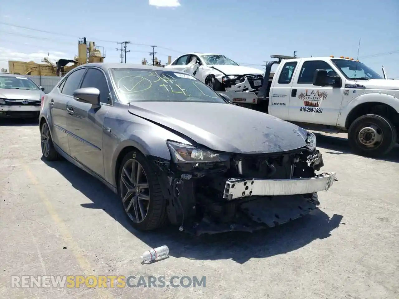 1 Photograph of a damaged car JTHBA1D26K5100289 LEXUS IS 2019