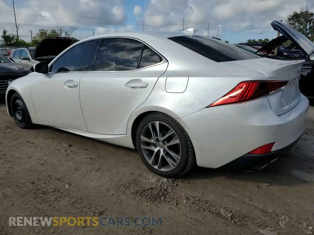 2 Photograph of a damaged car JTHBA1D26K5100499 LEXUS IS 2019