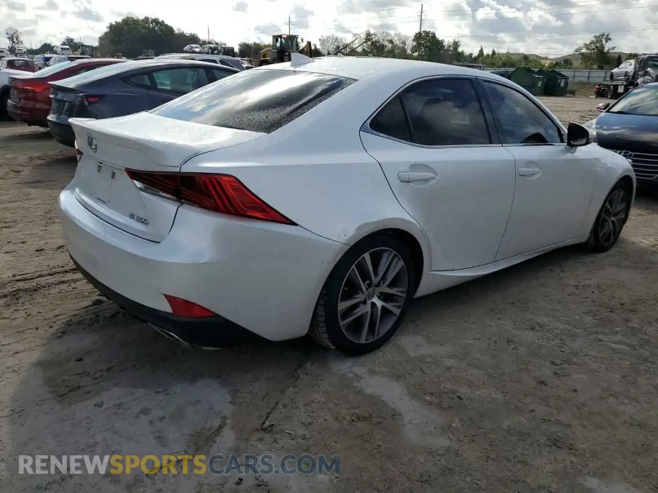 3 Photograph of a damaged car JTHBA1D26K5100499 LEXUS IS 2019