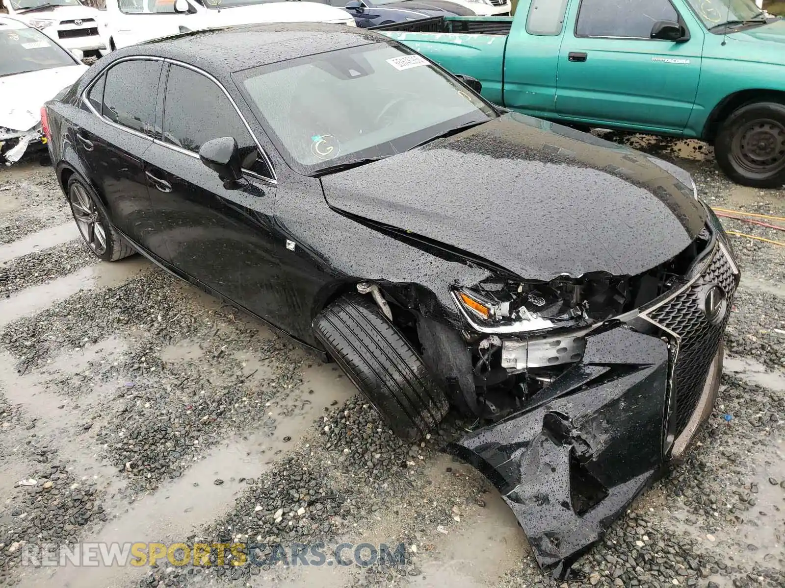 1 Photograph of a damaged car JTHBA1D26K5100907 LEXUS IS 2019