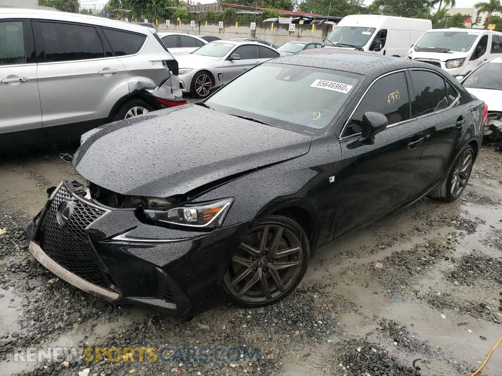 2 Photograph of a damaged car JTHBA1D26K5100907 LEXUS IS 2019