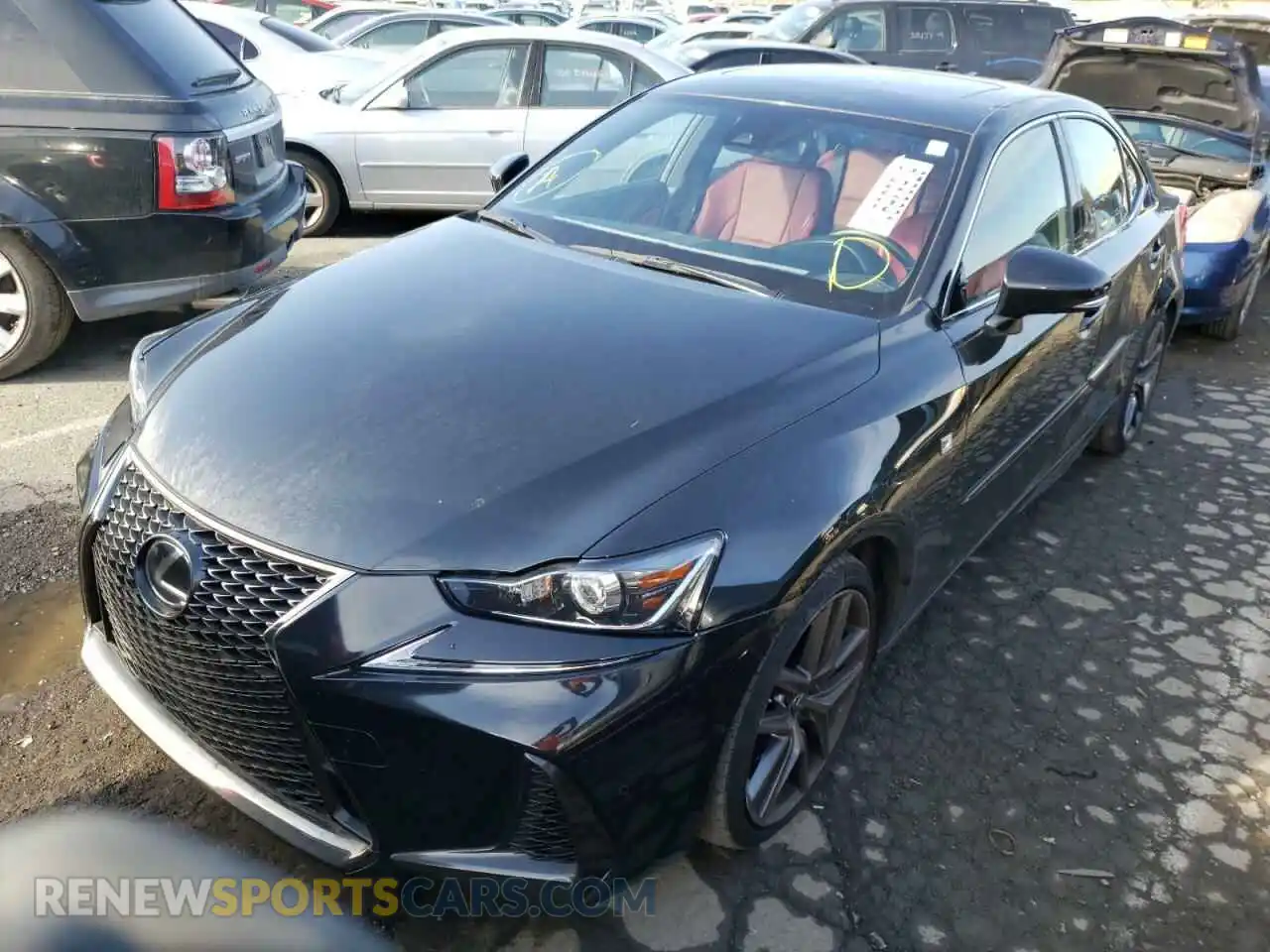 2 fotografías del automóvil dañado JTHBA1D27K5086970 LEXUS IS 2019