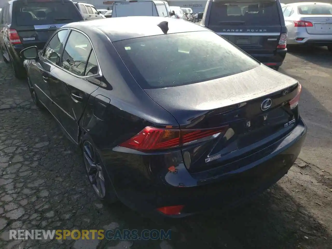 3 fotografías del automóvil dañado JTHBA1D27K5086970 LEXUS IS 2019