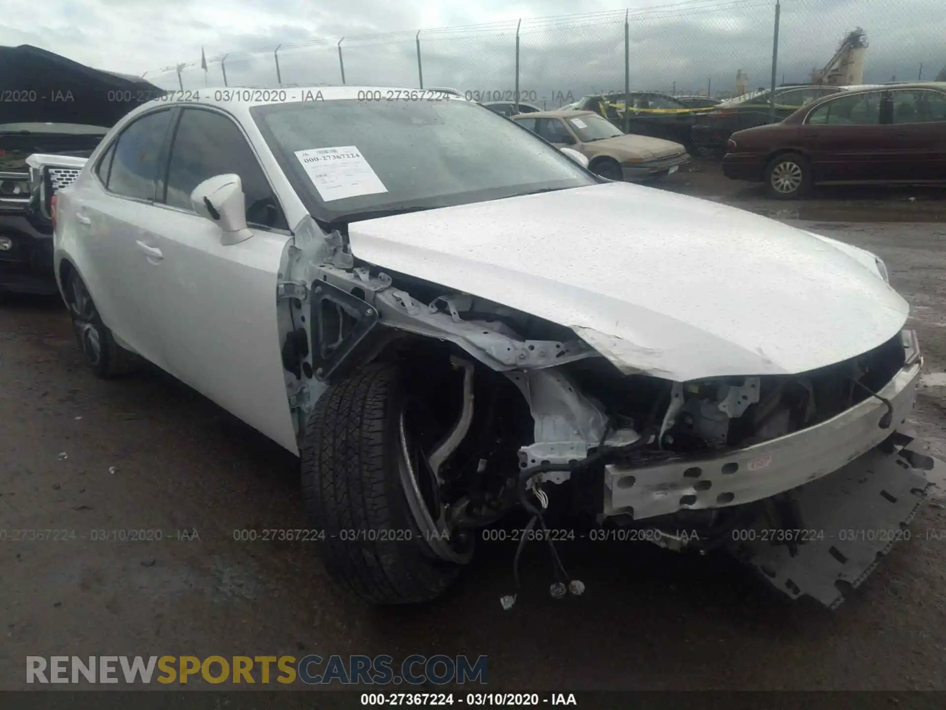 1 Photograph of a damaged car JTHBA1D27K5089531 LEXUS IS 2019