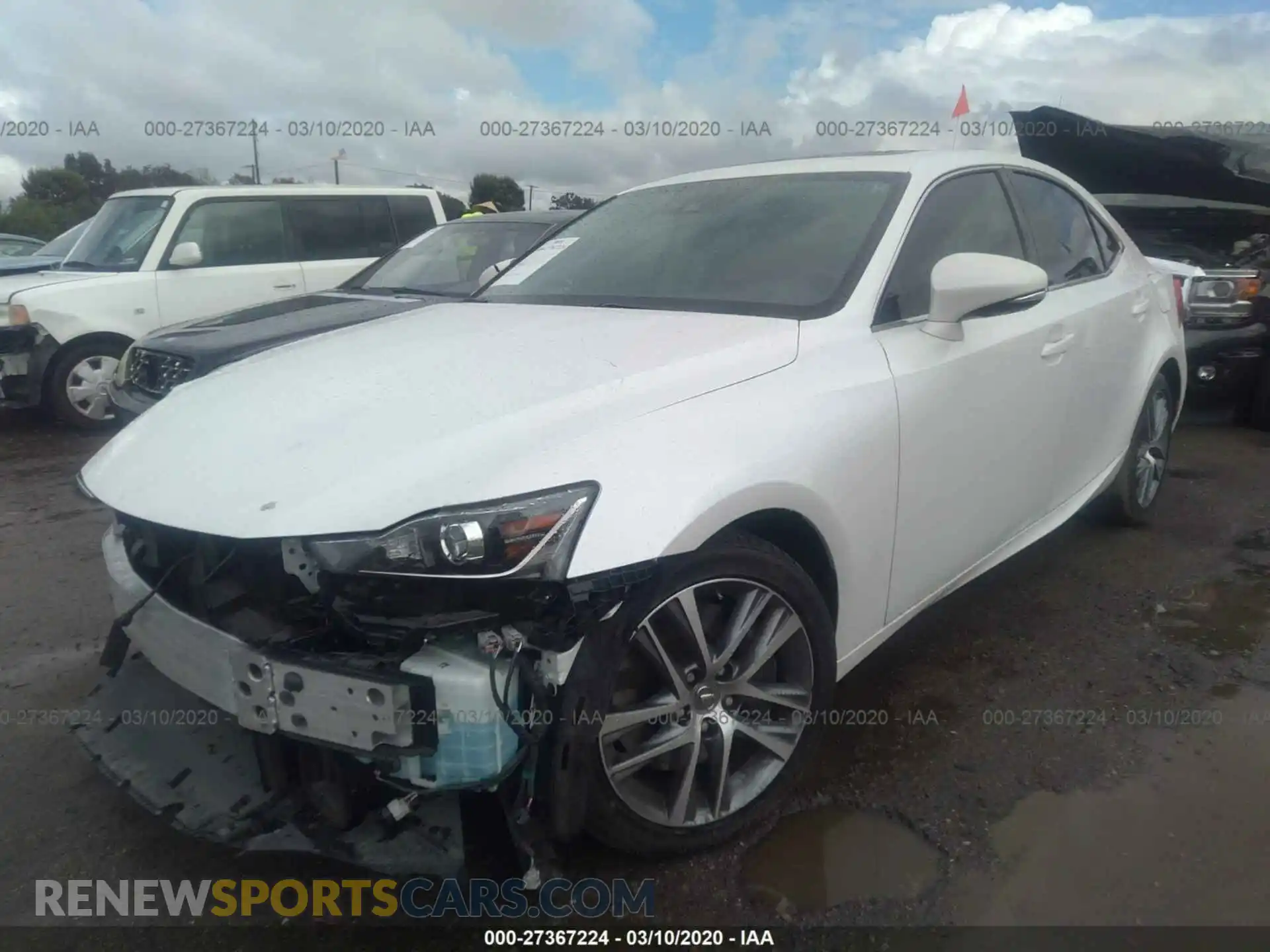 2 Photograph of a damaged car JTHBA1D27K5089531 LEXUS IS 2019