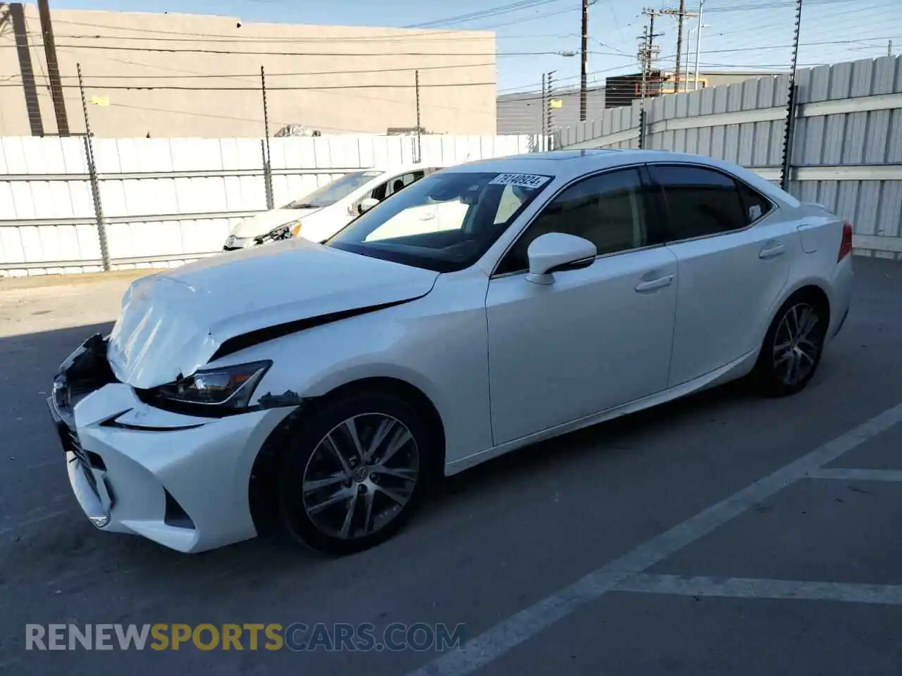 1 Photograph of a damaged car JTHBA1D27K5089867 LEXUS IS 2019