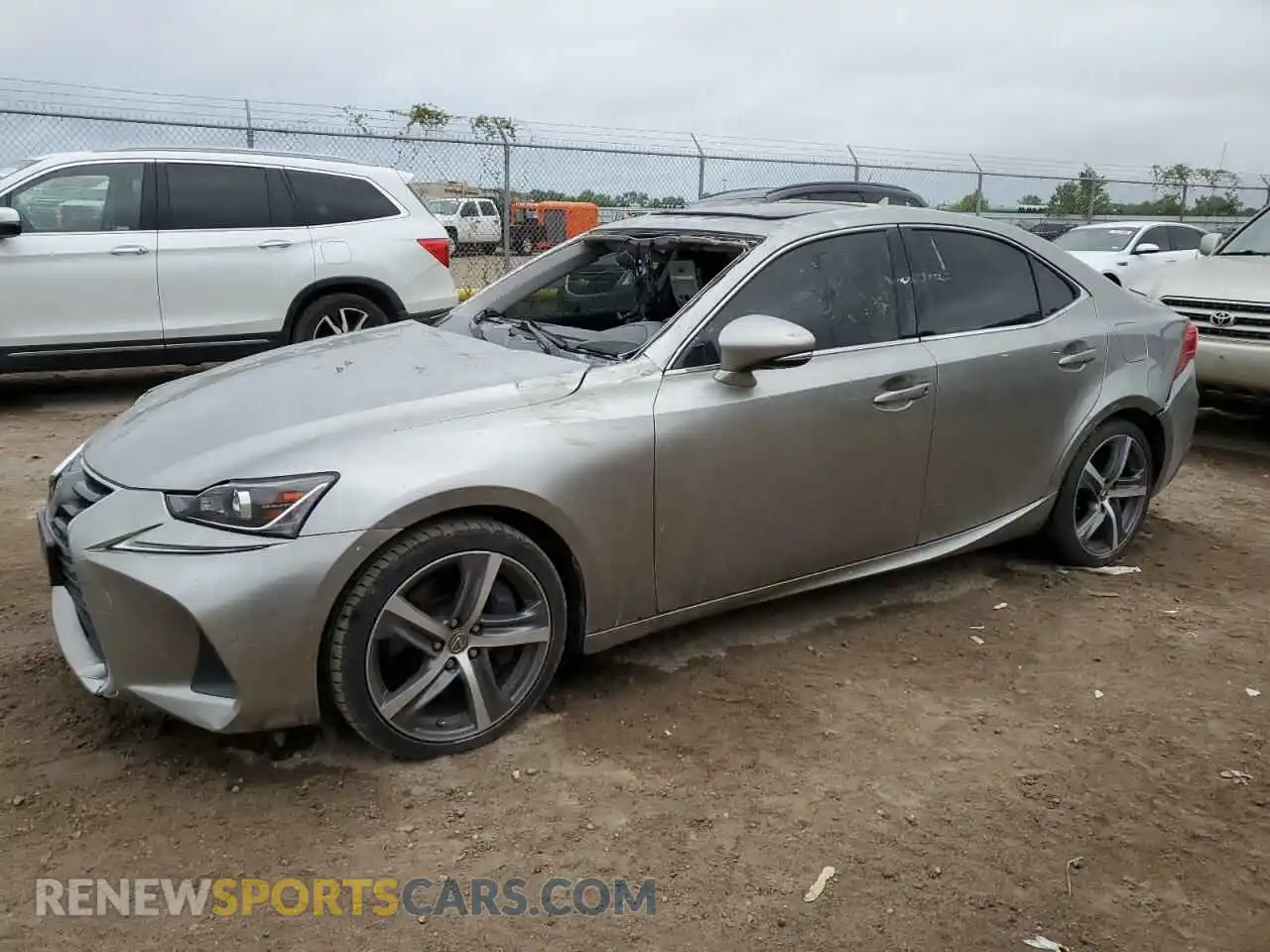 1 Photograph of a damaged car JTHBA1D27K5091053 LEXUS IS 2019