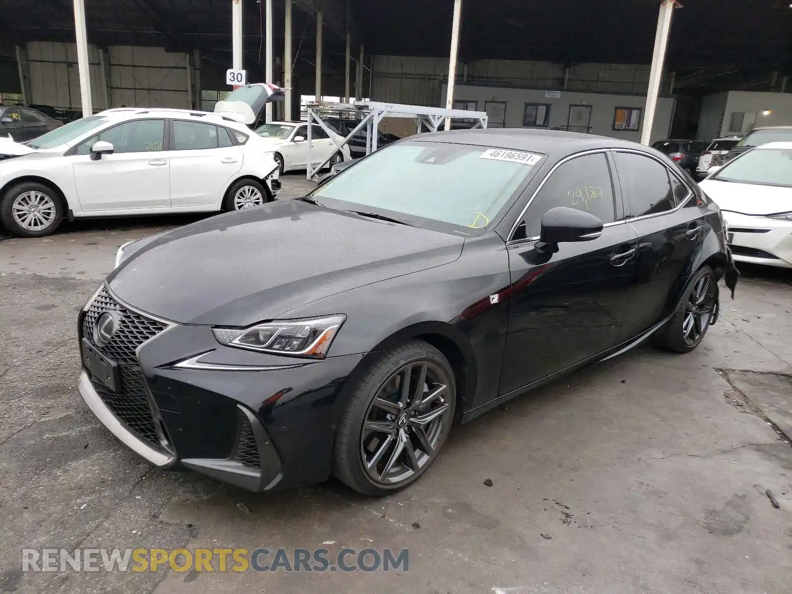 2 Photograph of a damaged car JTHBA1D27K5095877 LEXUS IS 2019