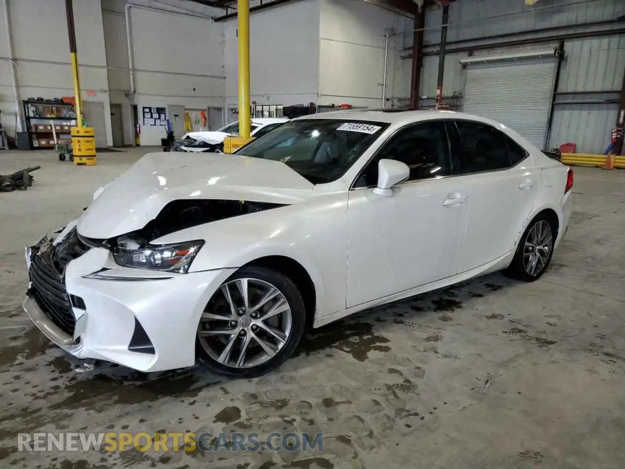 1 Photograph of a damaged car JTHBA1D27K5098617 LEXUS IS 2019