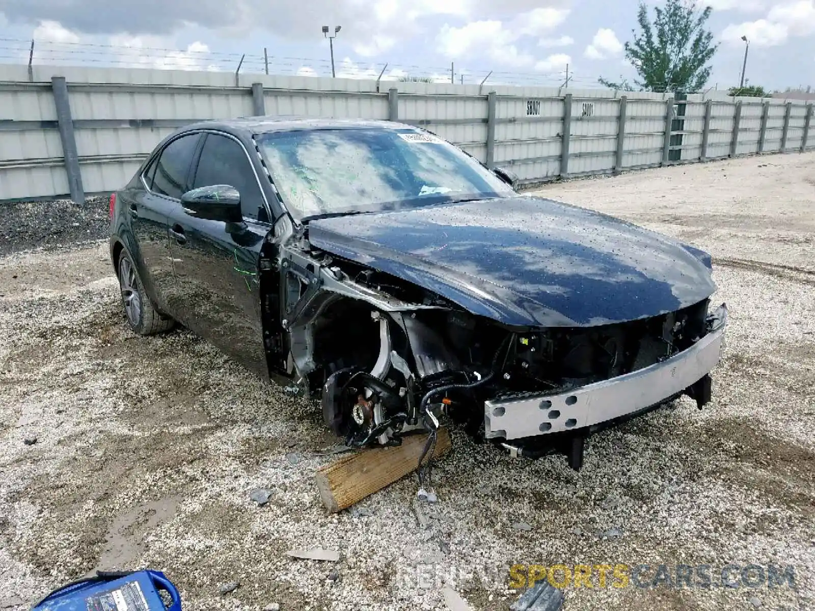 1 Photograph of a damaged car JTHBA1D28K5091188 LEXUS IS 2019