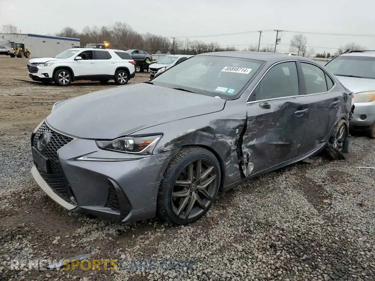 1 Photograph of a damaged car JTHBA1D28K5092051 LEXUS IS 2019
