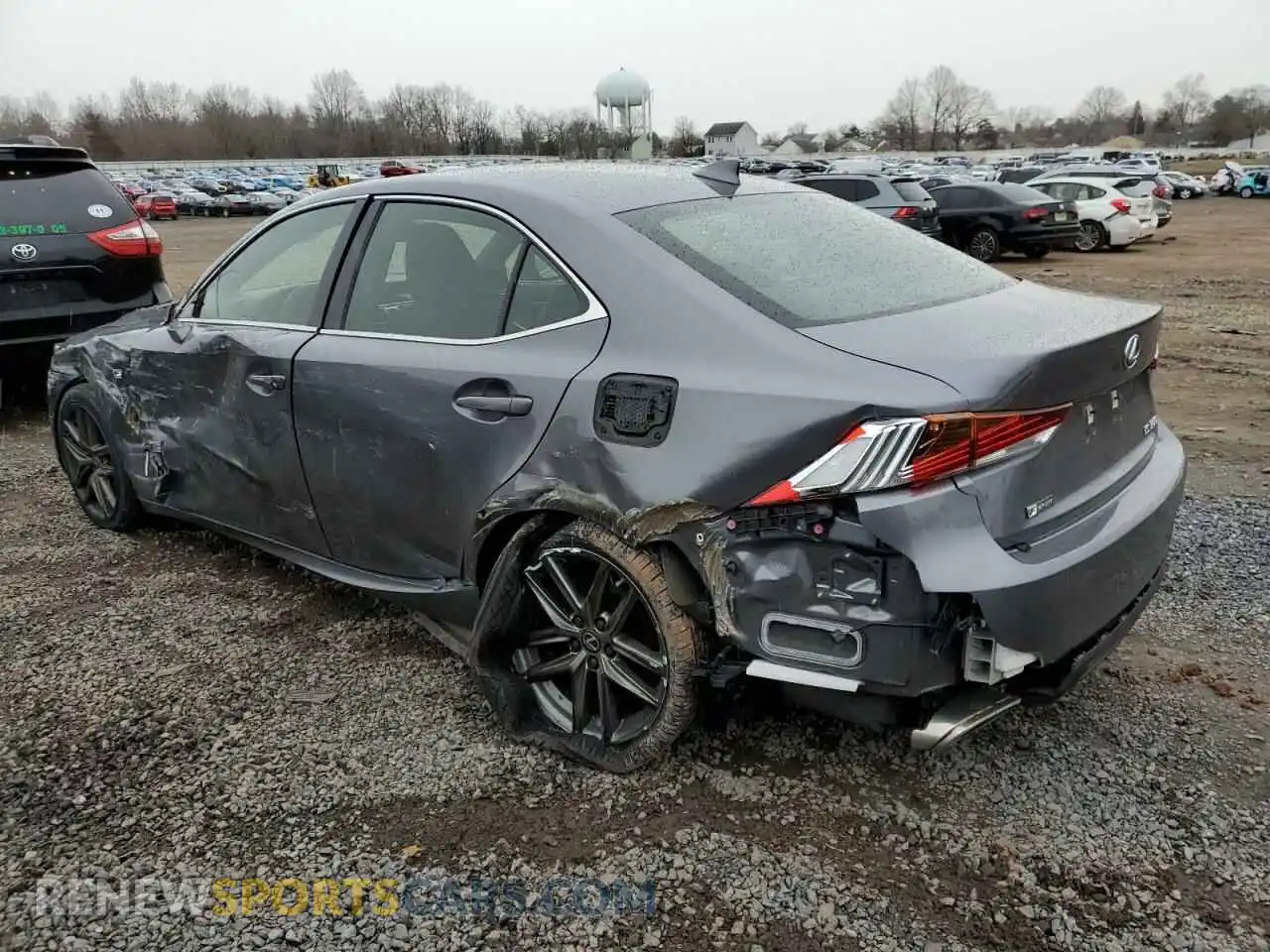 2 Photograph of a damaged car JTHBA1D28K5092051 LEXUS IS 2019
