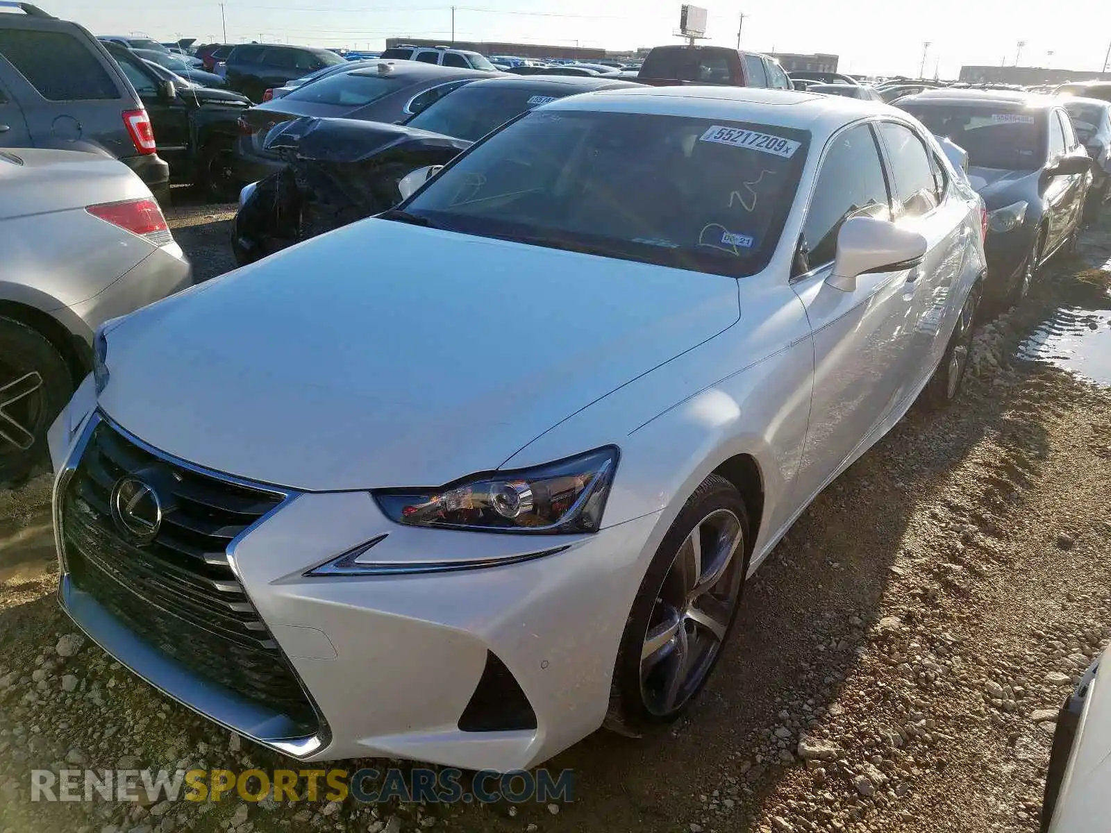 2 Photograph of a damaged car JTHBA1D28K5098304 LEXUS IS 2019
