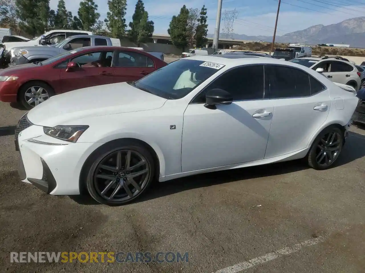 1 Photograph of a damaged car JTHBA1D28K5098366 LEXUS IS 2019