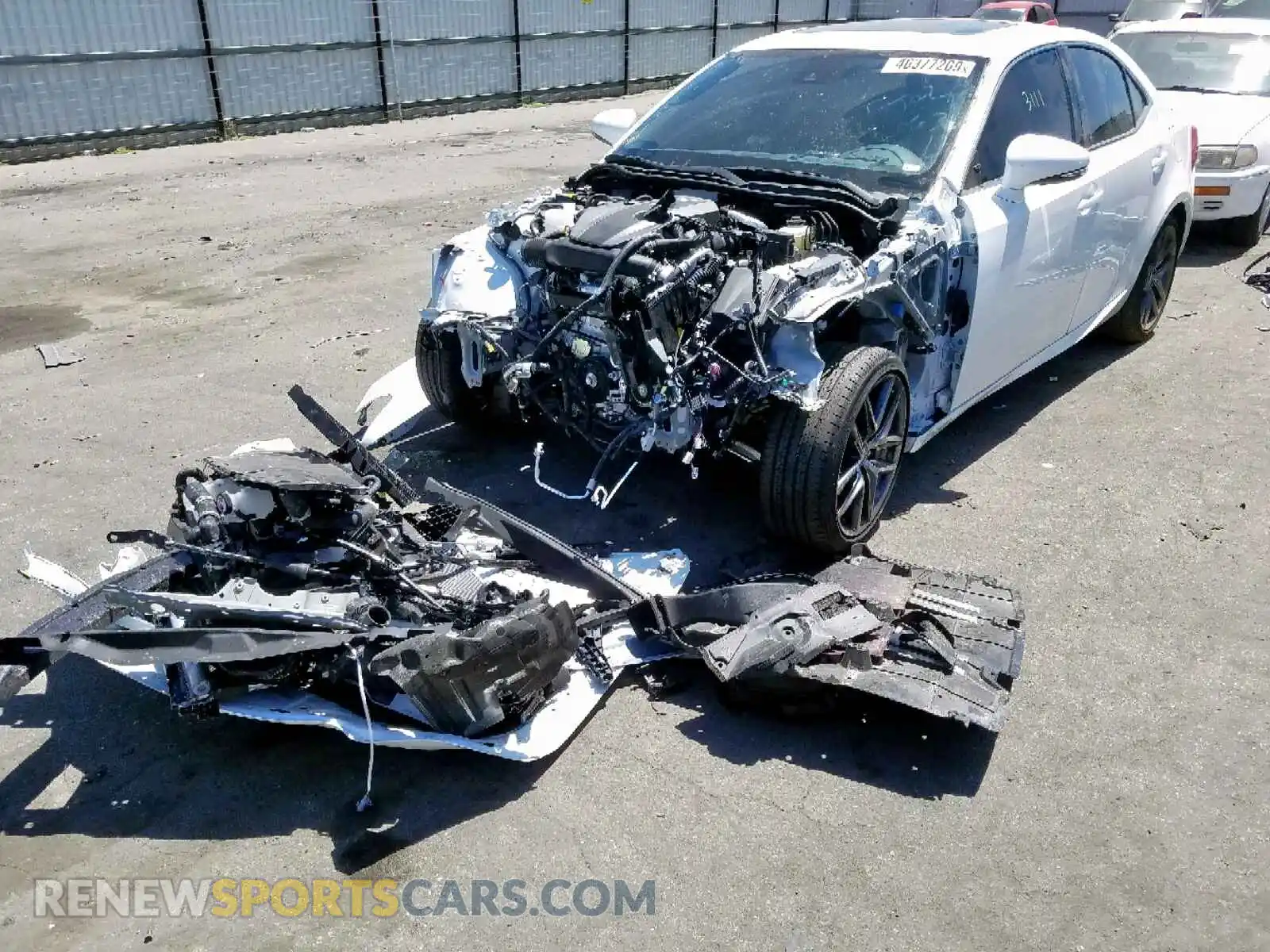 2 Photograph of a damaged car JTHBA1D28K5098528 LEXUS IS 2019