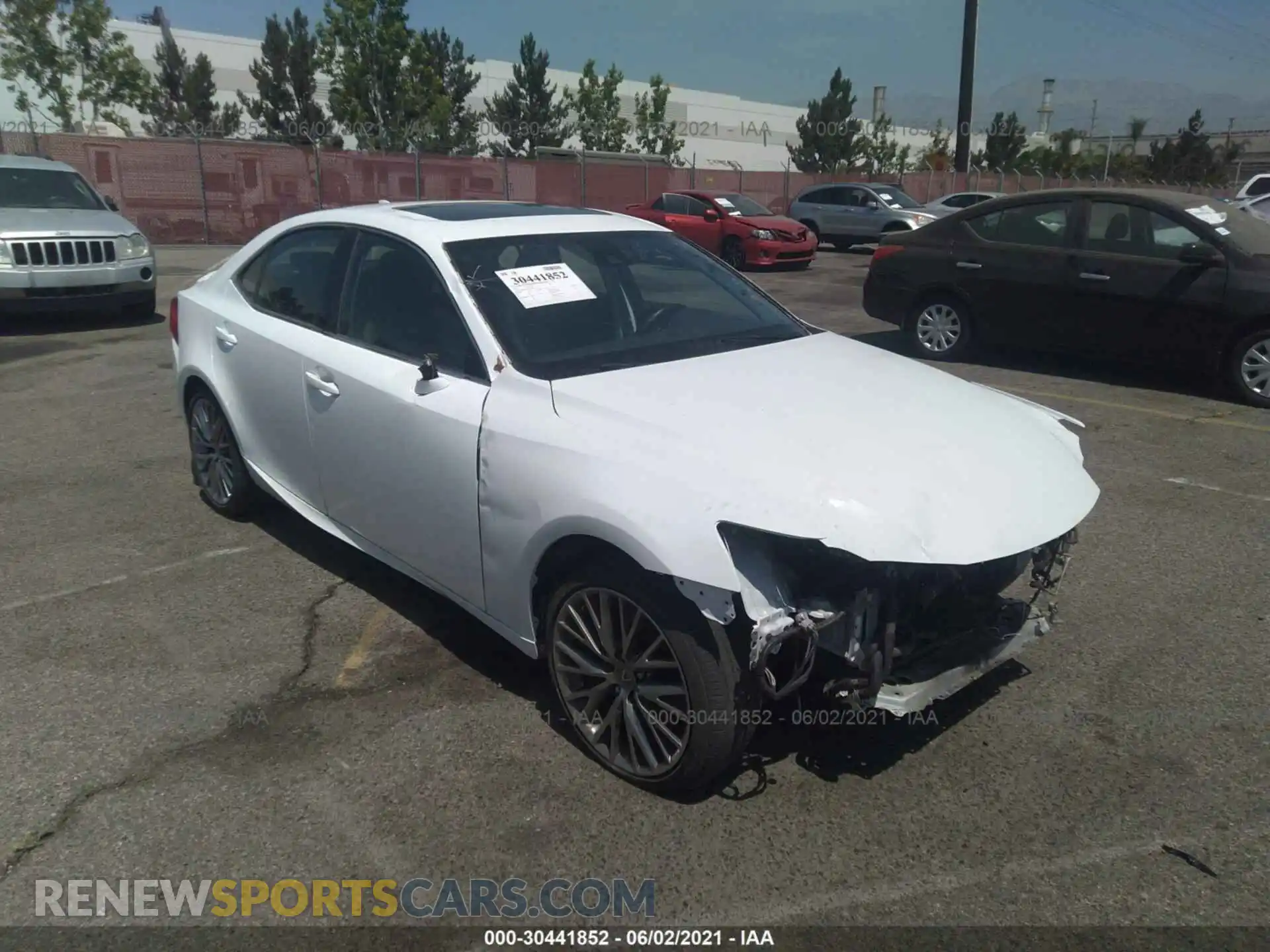1 Photograph of a damaged car JTHBA1D29K5085867 LEXUS IS 2019