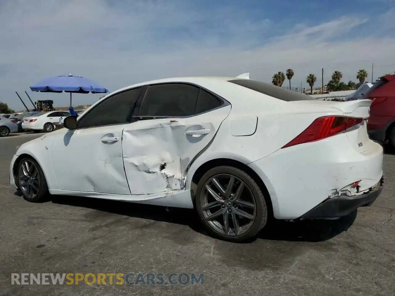 2 Photograph of a damaged car JTHBA1D29K5087862 LEXUS IS 2019