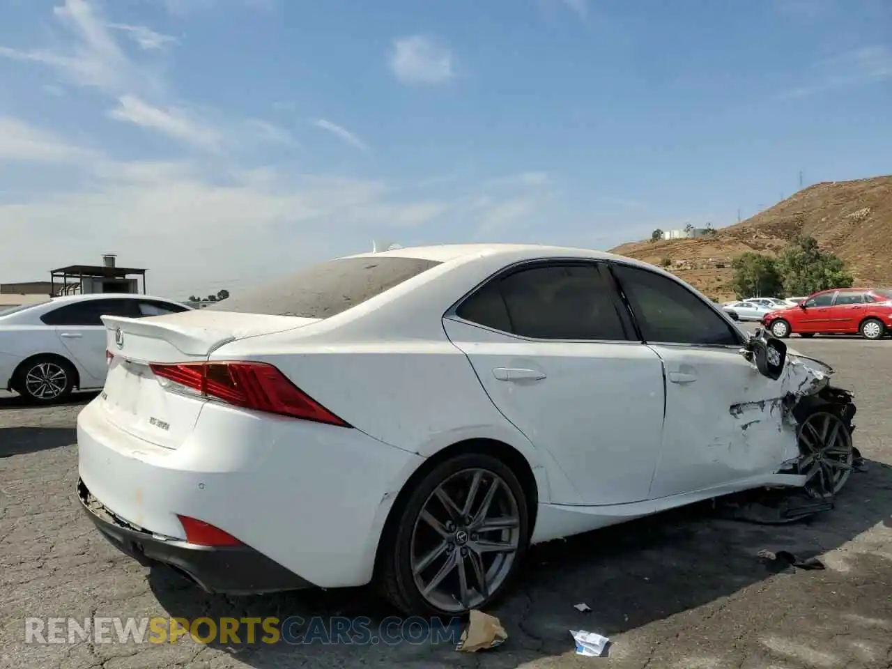 3 Photograph of a damaged car JTHBA1D29K5087862 LEXUS IS 2019