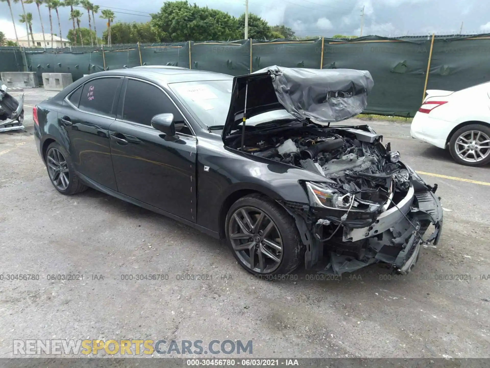 1 Photograph of a damaged car JTHBA1D29K5090342 LEXUS IS 2019