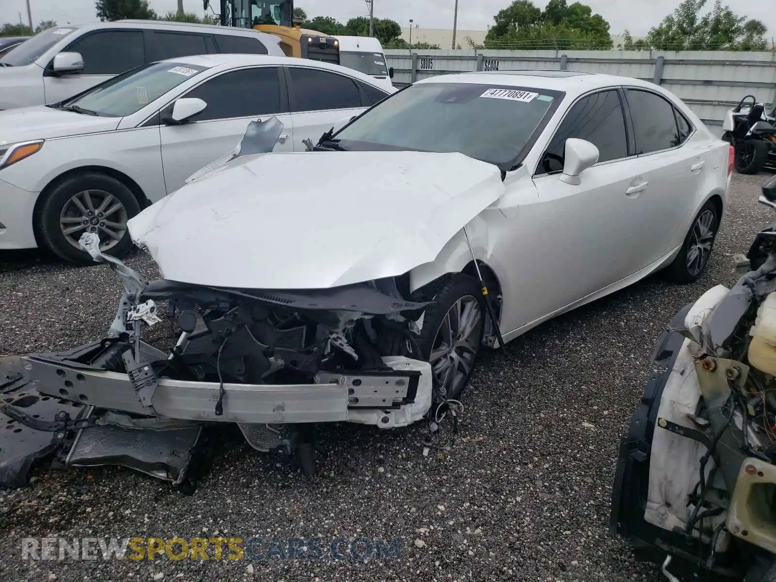 2 Photograph of a damaged car JTHBA1D29K5091930 LEXUS IS 2019