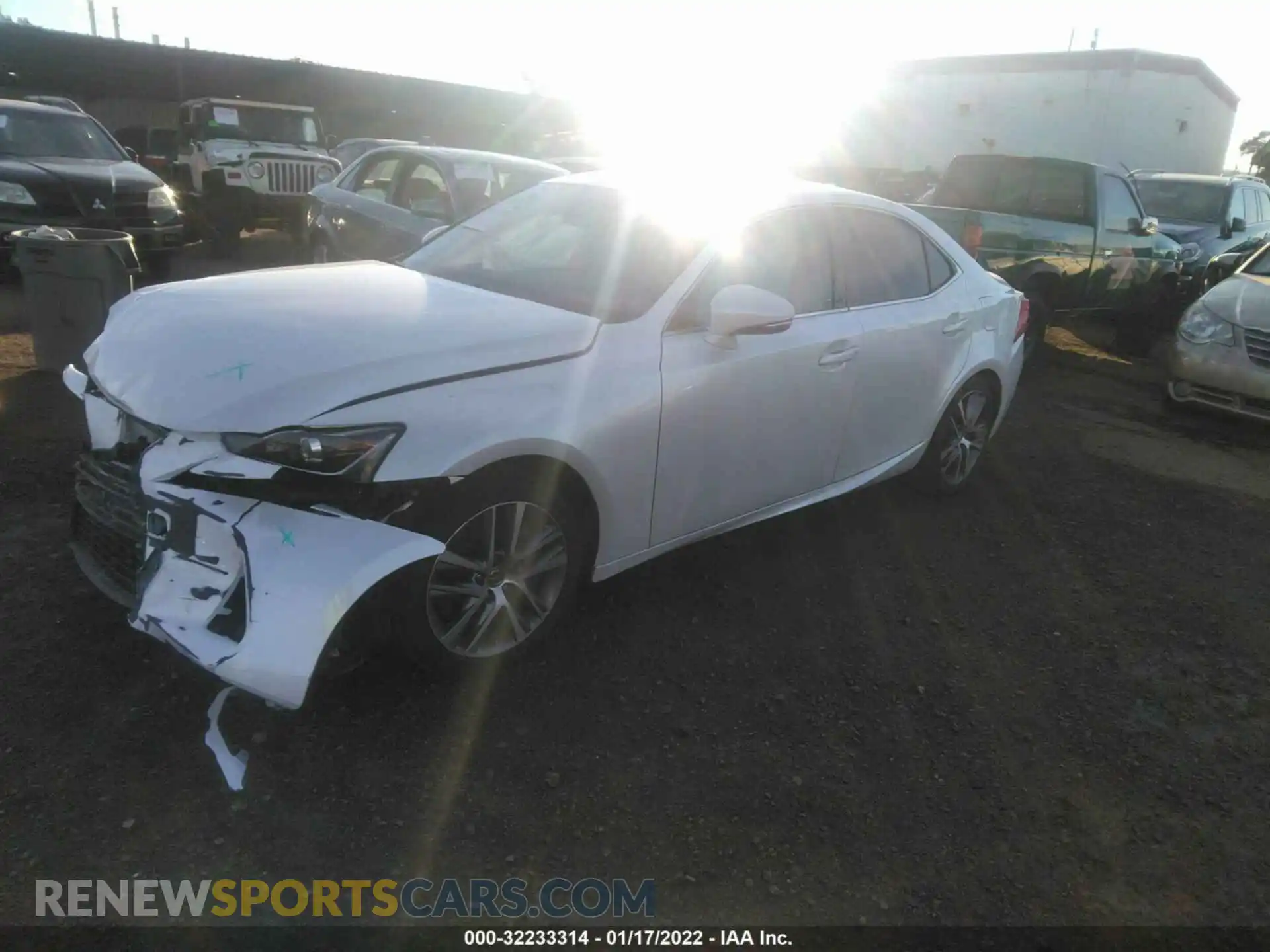 2 Photograph of a damaged car JTHBA1D29K5097033 LEXUS IS 2019