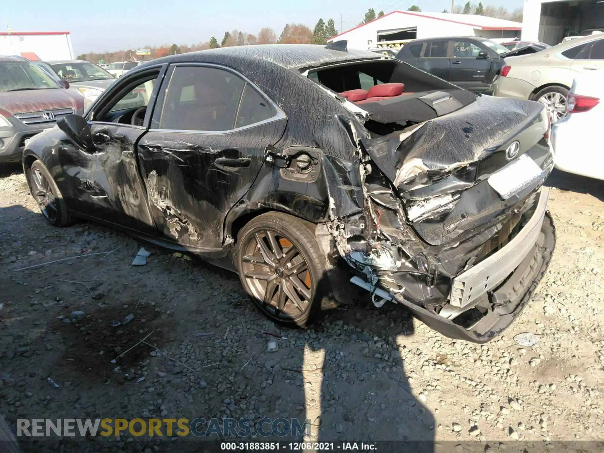 3 Photograph of a damaged car JTHBA1D29K5100349 LEXUS IS 2019