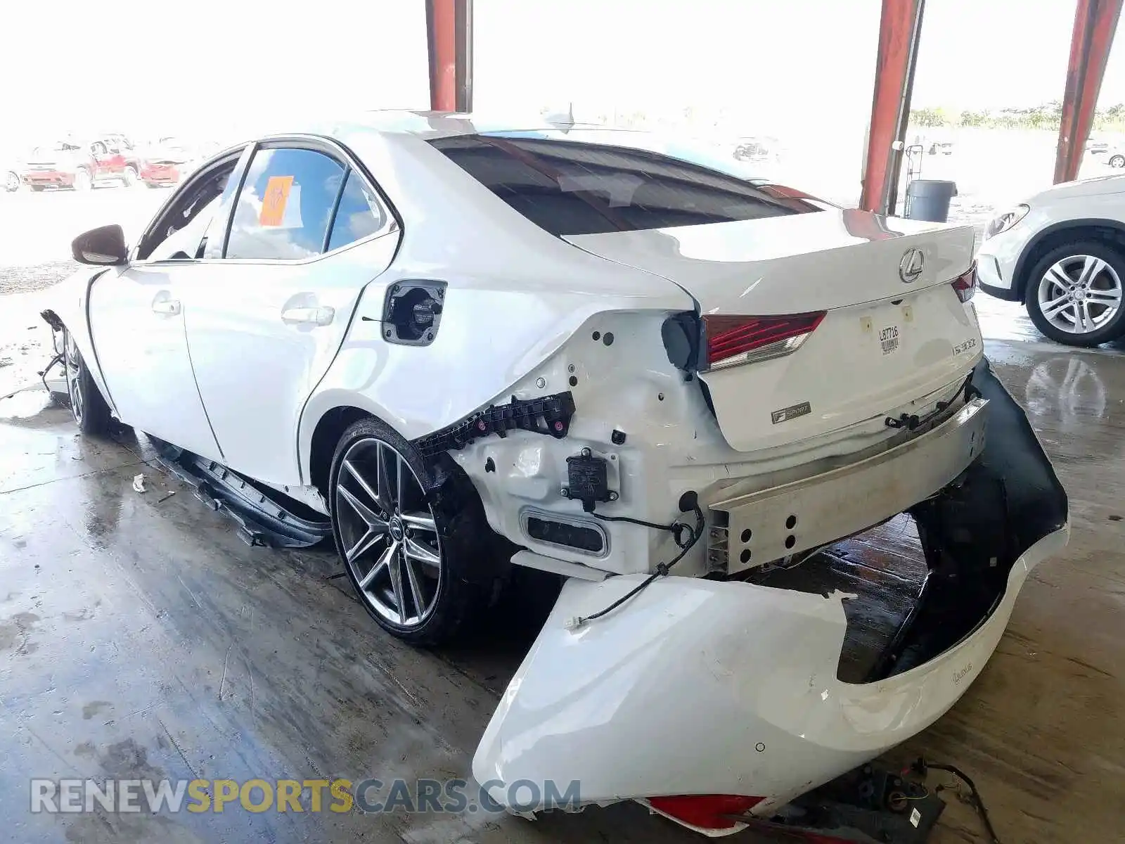 3 Photograph of a damaged car JTHBA1D29K5100755 LEXUS IS 2019