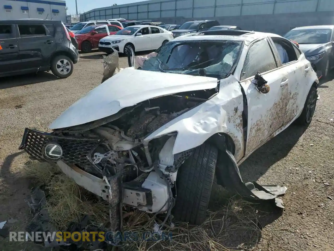 2 Photograph of a damaged car JTHBA1D2XK5087546 LEXUS IS 2019