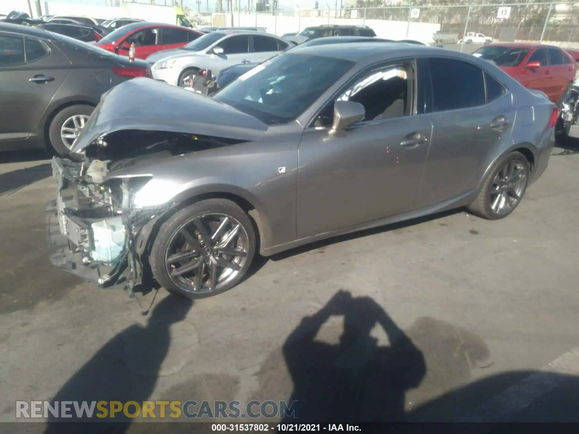 2 Photograph of a damaged car JTHBA1D2XK5089605 LEXUS IS 2019