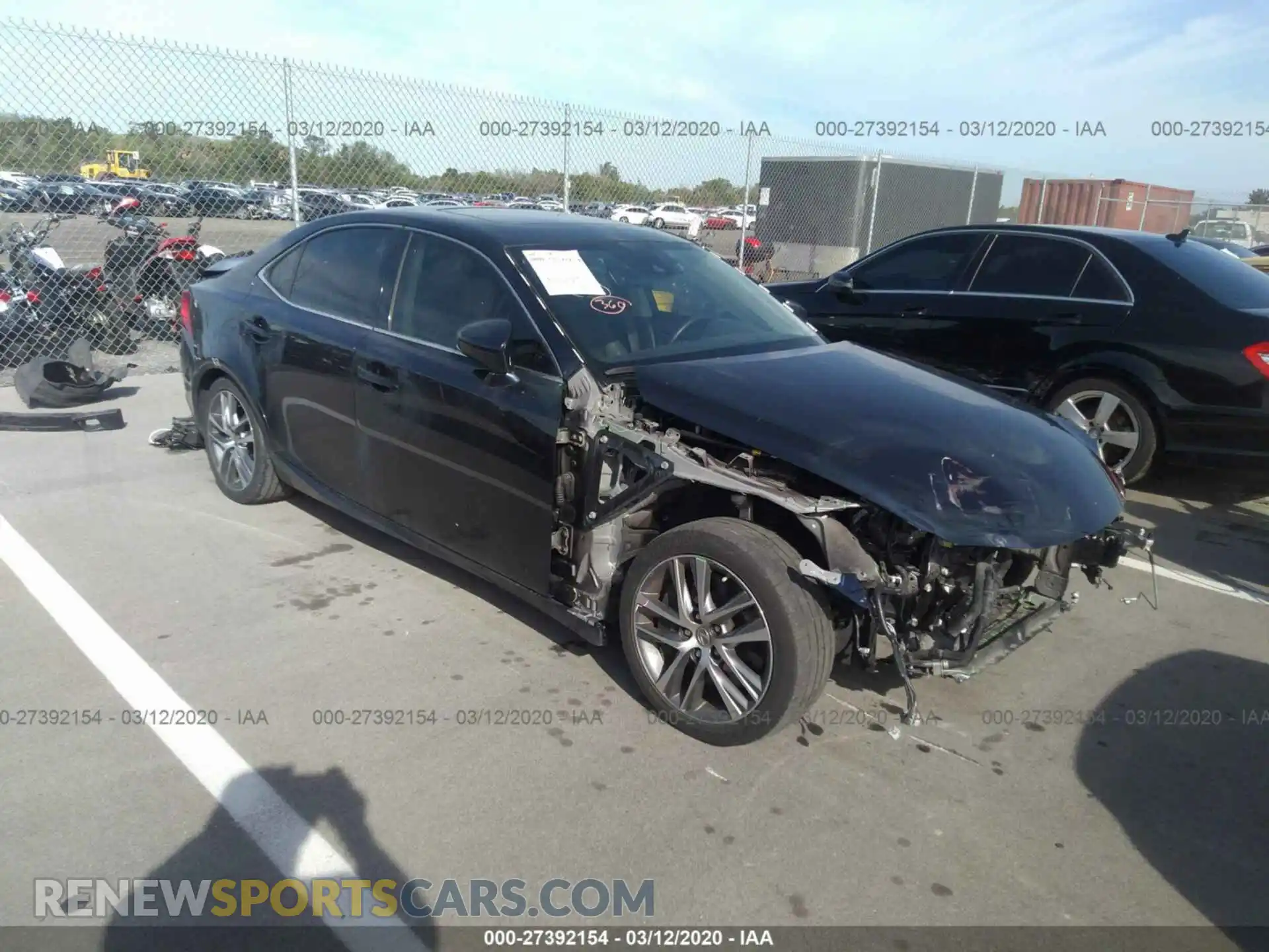 1 Photograph of a damaged car JTHBA1D2XK5092374 LEXUS IS 2019