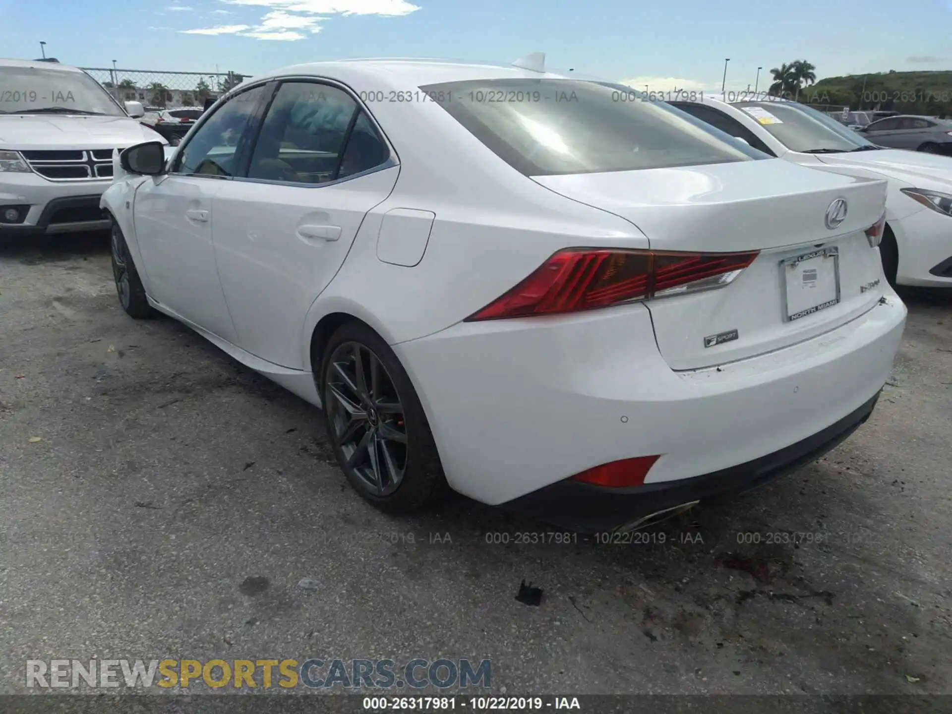 3 Photograph of a damaged car JTHBA1D2XK5100084 LEXUS IS 2019