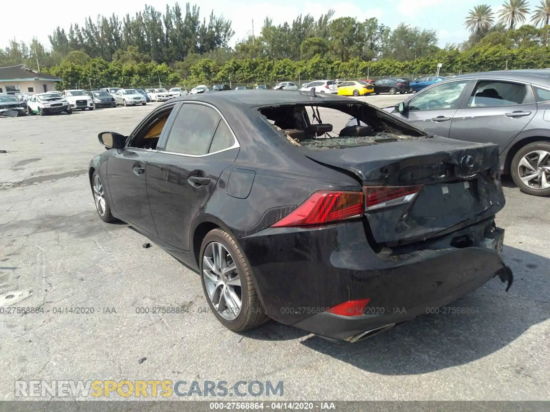 3 Photograph of a damaged car JTHBA1D2XK5100280 LEXUS IS 2019