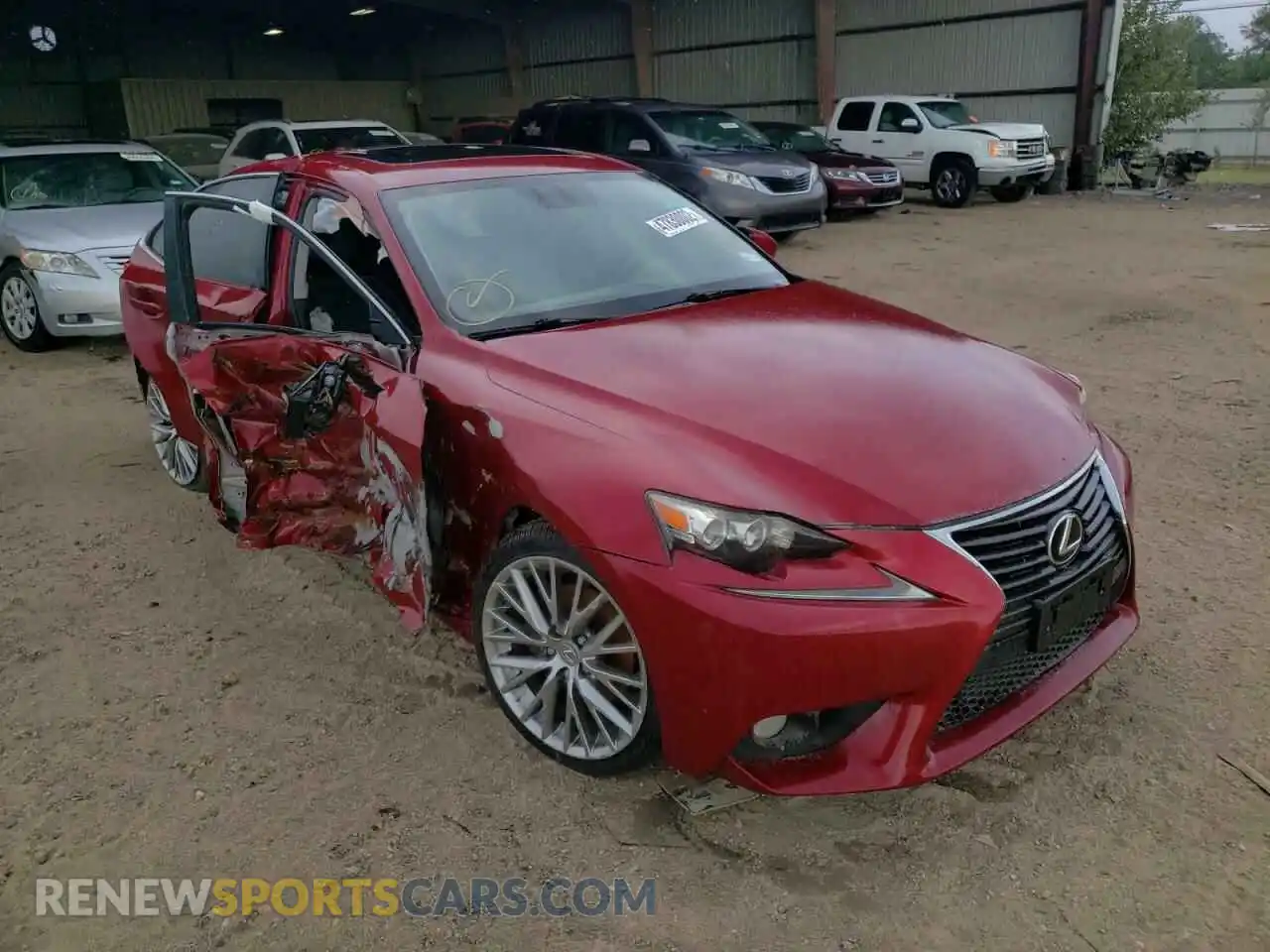 1 fotografías del automóvil dañado JTHBF1D25E5004711 LEXUS IS 2019