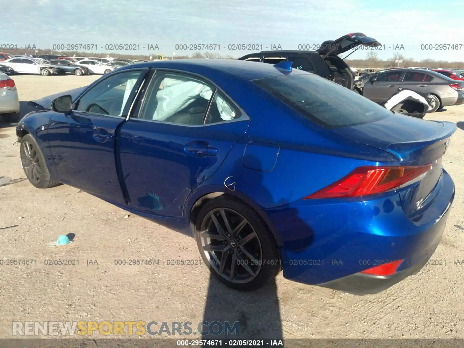 3 Photograph of a damaged car JTHBZ1D22K5033893 LEXUS IS 2019