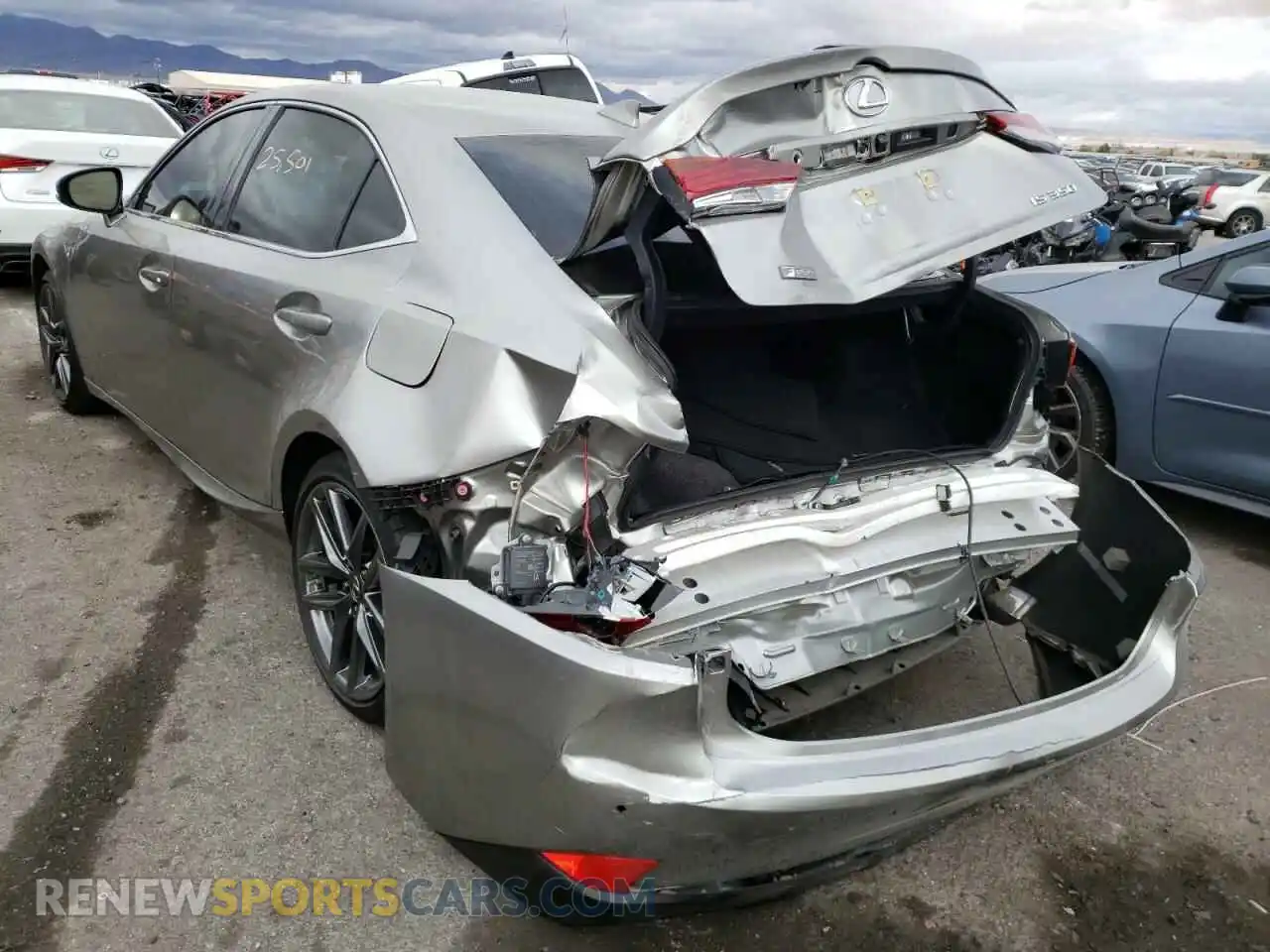 3 Photograph of a damaged car JTHBZ1D22K5034297 LEXUS IS 2019