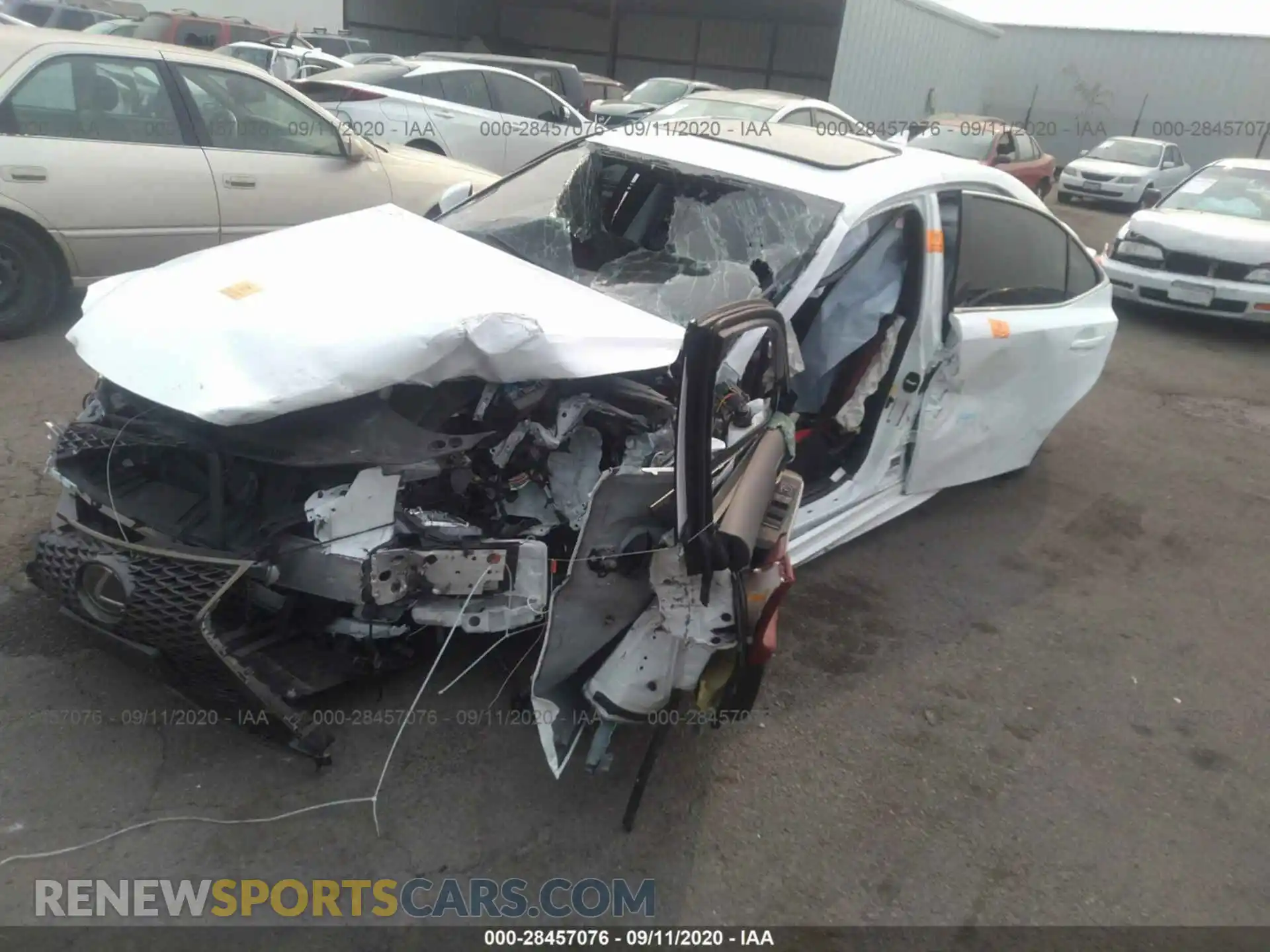 2 Photograph of a damaged car JTHBZ1D23K5034342 LEXUS IS 2019