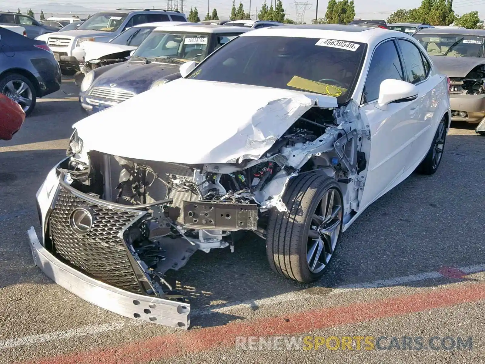 2 Photograph of a damaged car JTHBZ1D27K5034084 LEXUS IS 2019