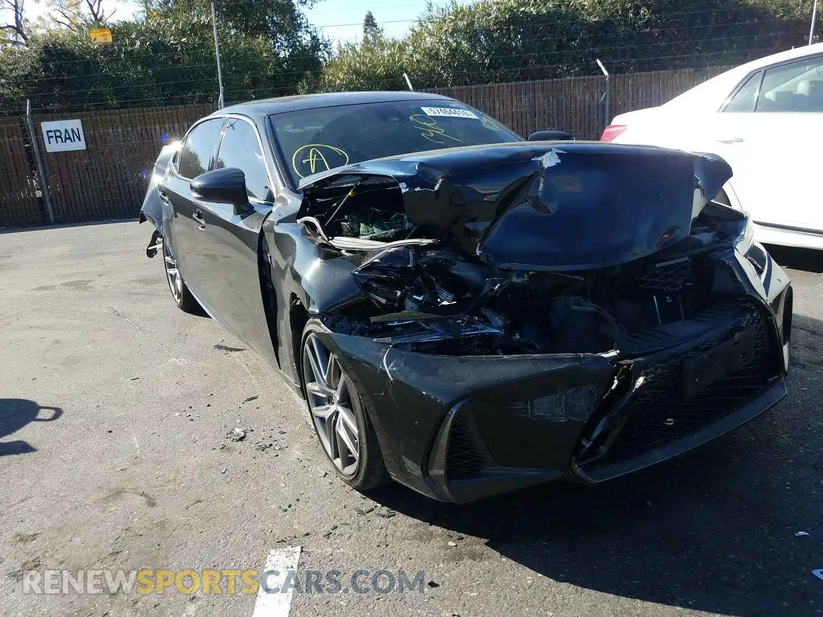 1 Photograph of a damaged car JTHBZ1D29K5034670 LEXUS IS 2019