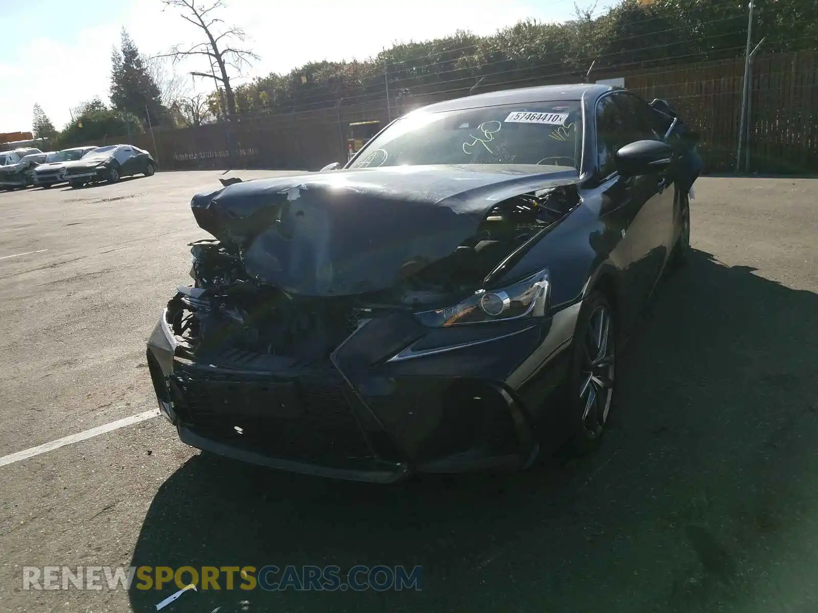 2 Photograph of a damaged car JTHBZ1D29K5034670 LEXUS IS 2019