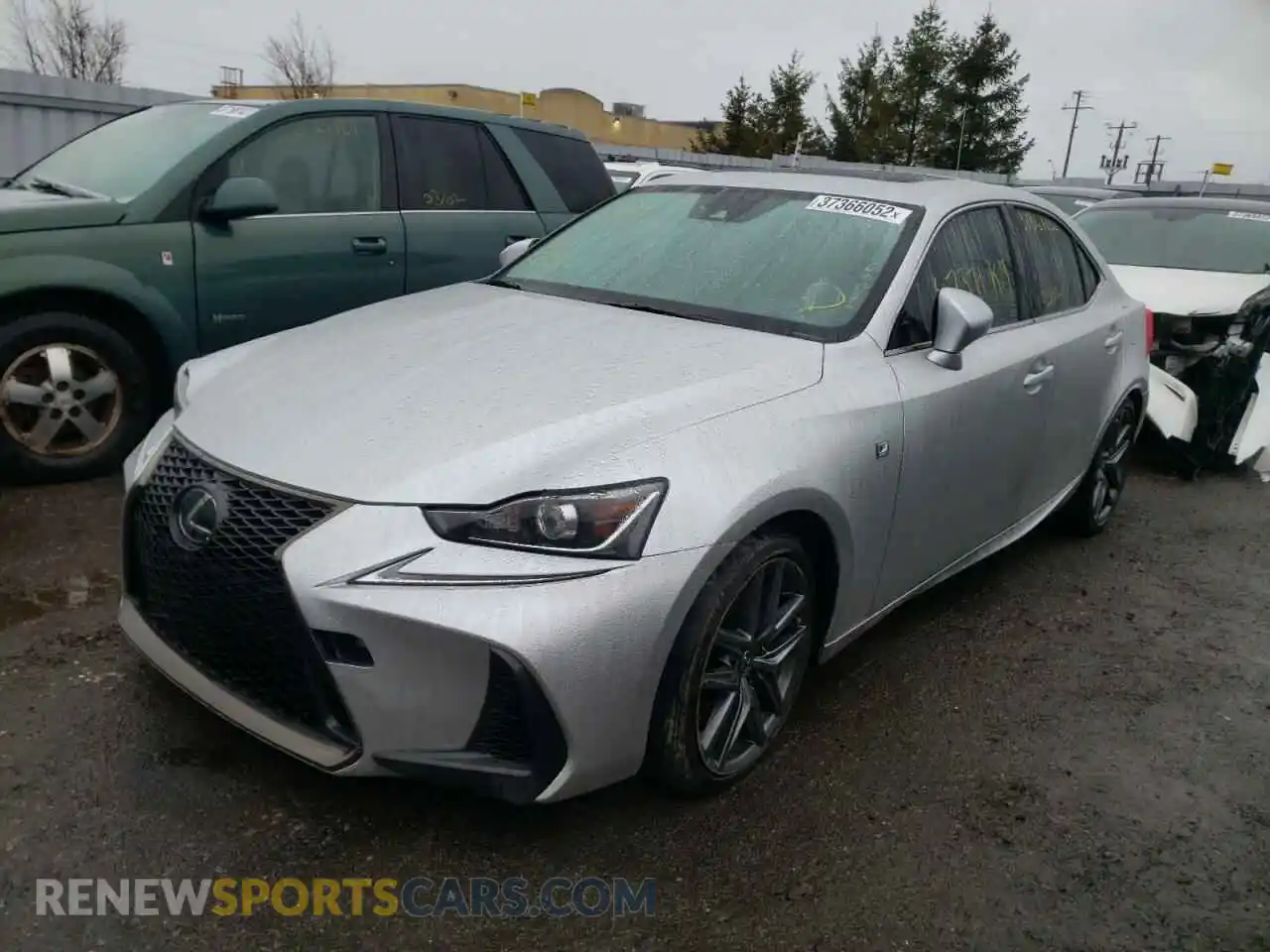 2 Фотография поврежденного автомобиля JTHC81D21K5036310 LEXUS IS 2019